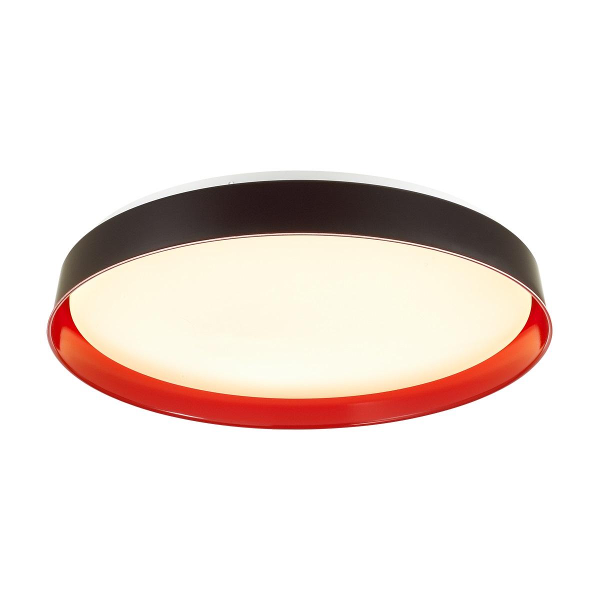 настенно-потолочный светодиодный светильник sonex color tuna red 7710/el