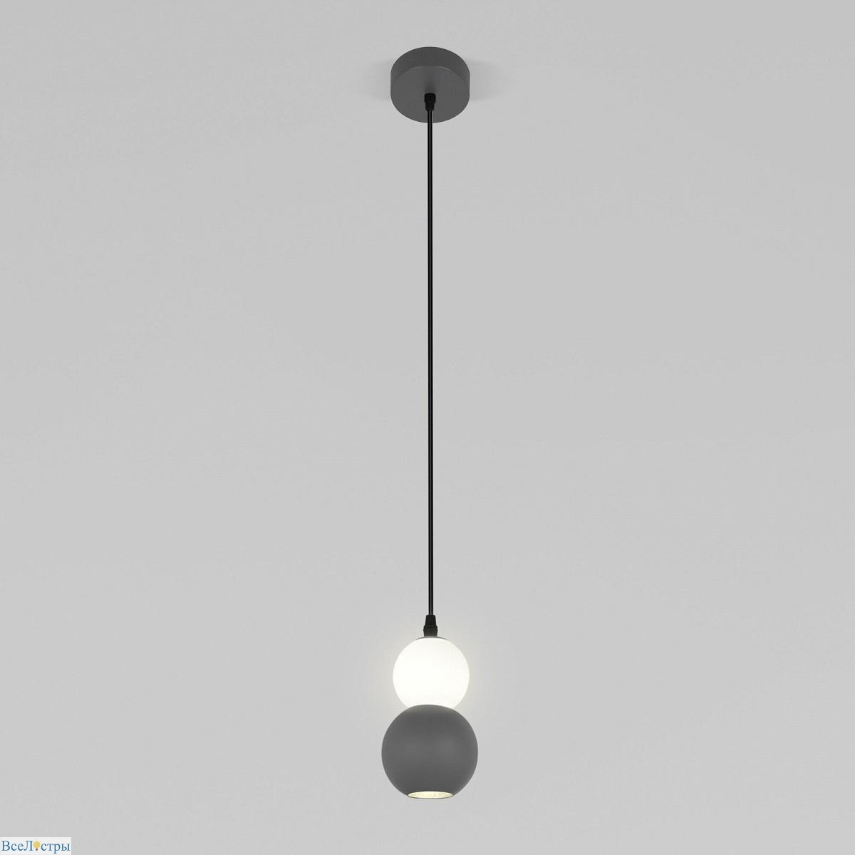 подвесной светильник eurosvet polar 50250/1 led серый