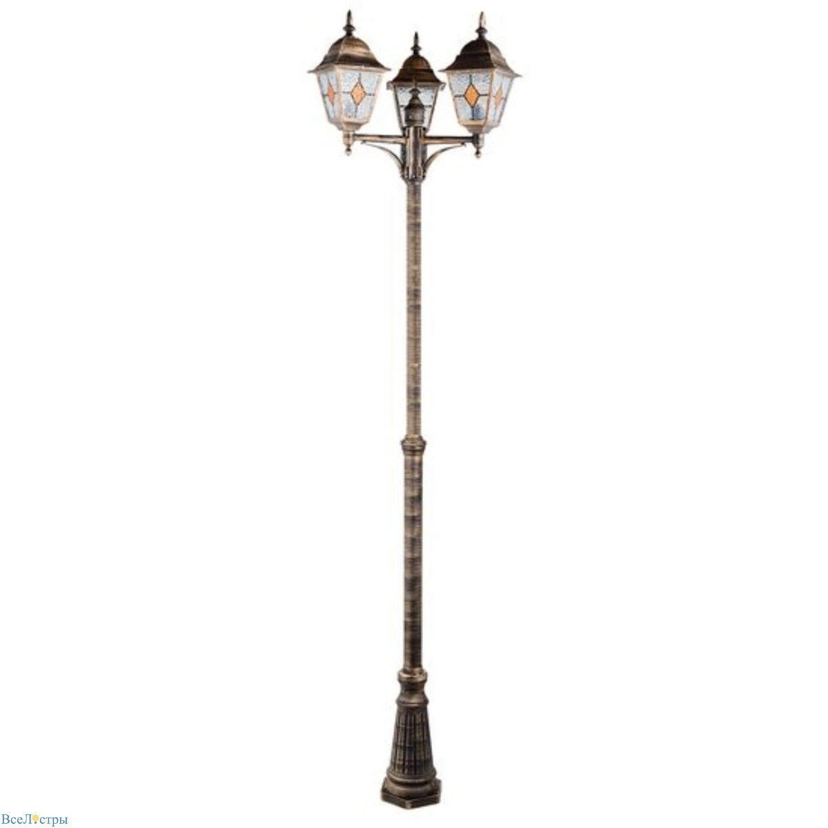 садово-парковый светильник arte lamp madrid a1542pa-3bn