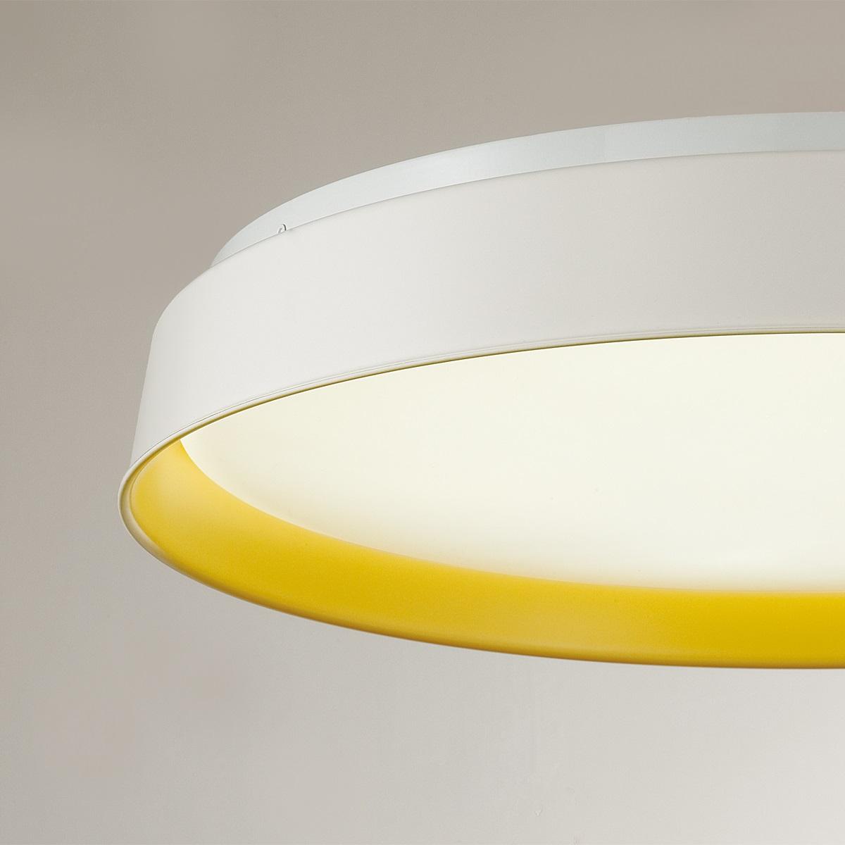 настенно-потолочный светодиодный светильник sonex color tuna yellow 7711/dl