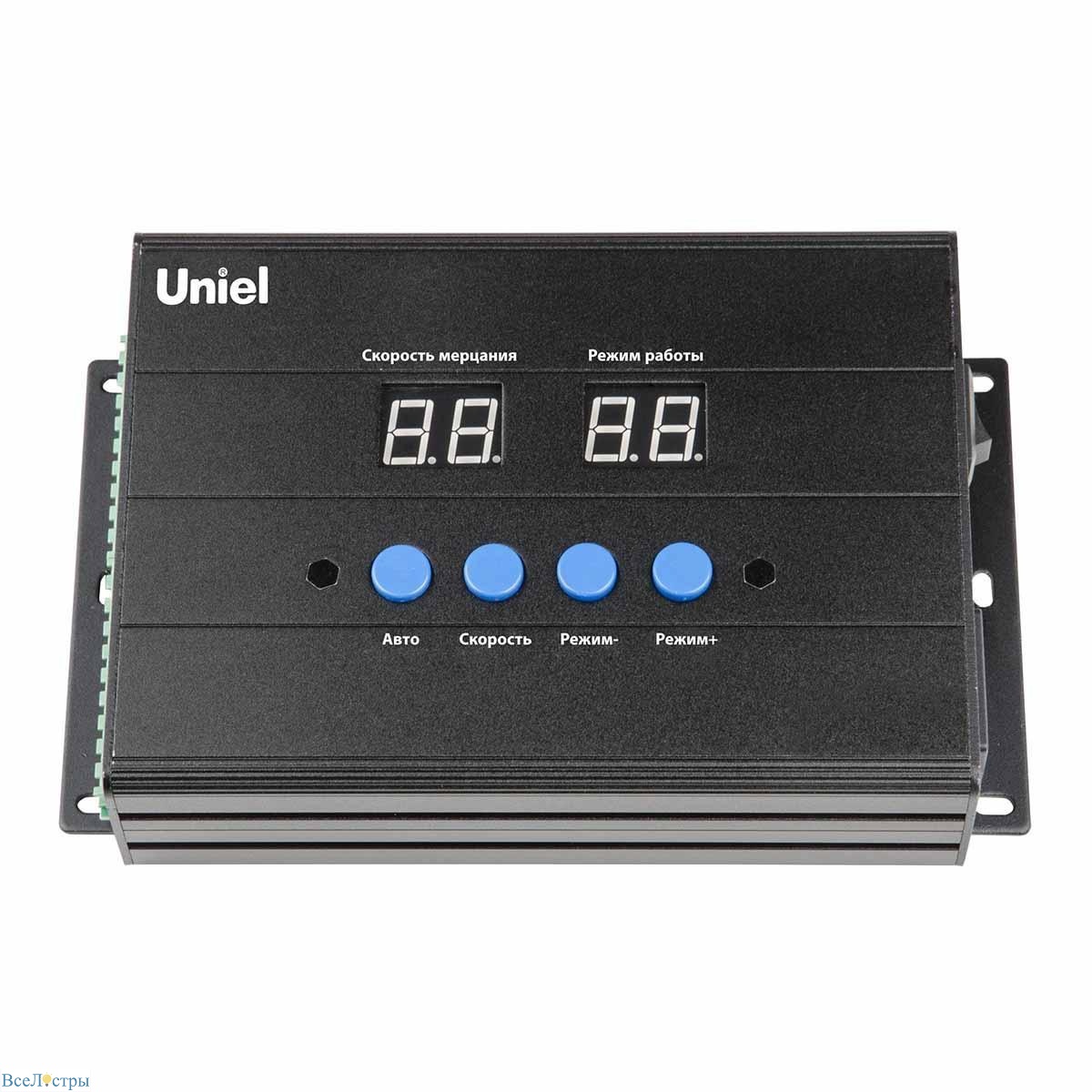 контроллер dmx для rgb прожектора ulf-l52 uniel ulc-l52 rgb/dc24v black ul-00008371