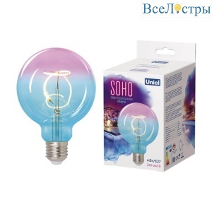 LED-SF01-4W/Soho/E27/CW BLue/Wine GLS77TR