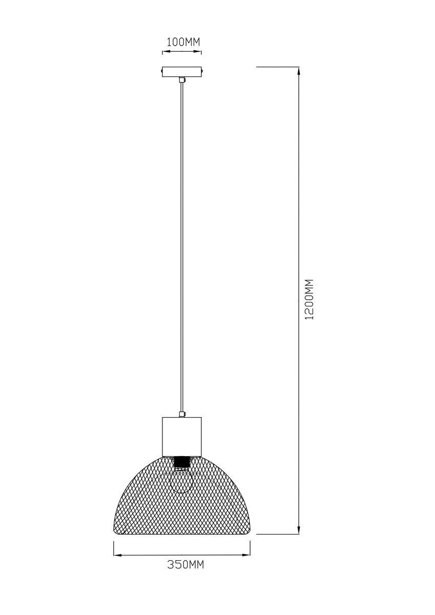 подвесной светильник arte lamp castello a7046sp-1pb