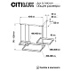 подвесная люстра citilux дуэт cl719k310