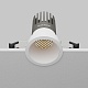 встраиваемый светильник maytoni technical dip dl118-15w-3k-w