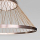 подвесная люстра eurosvet cesta 40017/1 led коричневый a069288