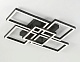 потолочный светильник ambrella light acrylica disk fa1012