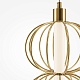 подвесной светодиодный светильник maytoni golden cage mod216pl-l10g3k
