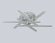 потолочная люстра ambrella light acrylica original fa8907