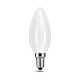 лампа светодиодная филаментная gauss e14 9w 3000к матовая 103201109