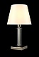 настольная лампа crystal lux nicolas nicolas lg1 nickel/white