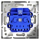 розетка встраиваемая voltum s70 с заземлением 16а, (шелк) vls040104