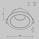 встраиваемый светильник maytoni technical share dl051-u-1bmg