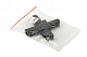 коннектор х-образный denkirs dk track black tr1104-bk