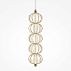 подвесной светодиодный светильник maytoni golden cage mod216pl-l10g3k
