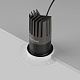 встраиваемый светильник maytoni technical dip dl122-15w-3k-trs-b