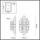 настенный светильник odeon light hall stika 4988/2w