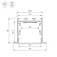 профиль arlight linia49-f-m-3000 black 055443