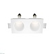 встраиваемый светильник maytoni technical gyps modern dl002-ww-02-w