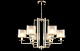подвесная люстра crystal lux nicolas nicolas sp-pl6 gold/white