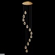 каскадная люстра delight collection stilla md24001004-12a gold/clear
