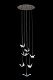 подвесная люстра alma le7706/7 black chrome