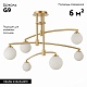 потолочная люстра st luce sembrare sl1208.302.06