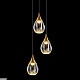 подвесной светильник delight collection stilla md24001004-3a gold/clear