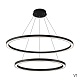 подвесной светодиодный светильник crystal lux fortuna sp123w led black