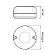 настенно-потолочный светодиодный светильник jazzway pbh-pc4-rsm 5009363