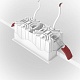 встраиваемый светильник maytoni alfa led dl043-02-10w4k-sq-w