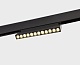 трековый магнитный светильник italline atom it012-5023 black 3000k