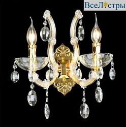 Бра Crystal Lux Hollywood AP2 Gold