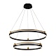 подвесная люстра crystal lux fernando sp123w led  black/gold