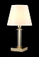 настольная лампа crystal lux nicolas nicolas lg1 gold/white