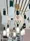 потолочная люстра odeon light classic candy 4861/7c