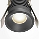 встраиваемый светодиодный светильник maytoni technical mini dl059-7w3k-b