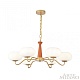подвесная люстра arte milano napoli 310166/d780/6 bs/wd