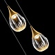 подвесной светильник delight collection stilla md24001004-3a gold/clear