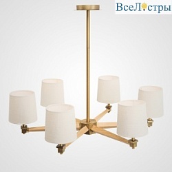Люстра на штанге ImperiumLoft Stavra Jorgenson White/Dark Wood 203574-26
