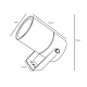 уличный светильник arte lamp mistero a3303al-1wh