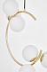 подвесная люстра lumina deco bonio ldp 7031-6 f.gd
