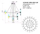 подвесная люстра joli le3024/1050+650 gd