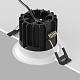 встраиваемый светильник maytoni round dl058-12w2.7k-w