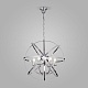 подвесная люстра eurosvet santi 60139/6 хром smart a058346