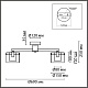 потолочная люстра lumion verdi 6587/5c