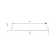 экран arlight line-3560-bent-side-2m opal 062982