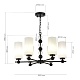 подвесная люстра st luce aurora sl2003.403.06