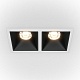 встраиваемый светильник maytoni alfa led dl043-02-10w4k-sq-wb