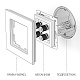 акустическая розетка werkel w1185006 4690389157660 a050879